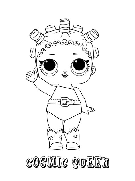 Fancy Lol Doll Coloring Page Free Printable Coloring Pages For Kids