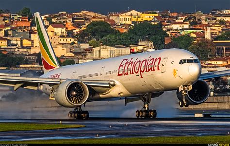 Et Ask Ethiopian Airlines Boeing 777 300er At São Paulo Guarulhos