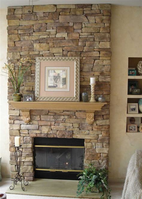 13 Awesome Stone Facing For Fireplaces Fireplace Ideas