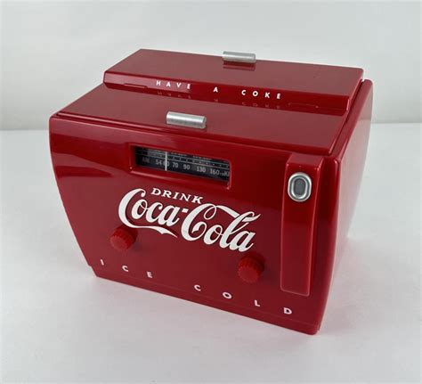 at auction coca cola radio cassette player