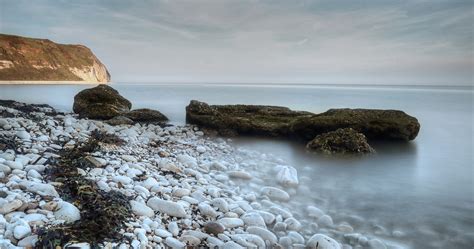 Wallpaper Landscape Sea Water Rock Shore Sky Stones Calm