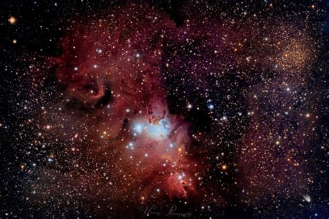 Ngc 2264 Cone Nebula And Christmas Tree Cluster Dslr Mirrorless