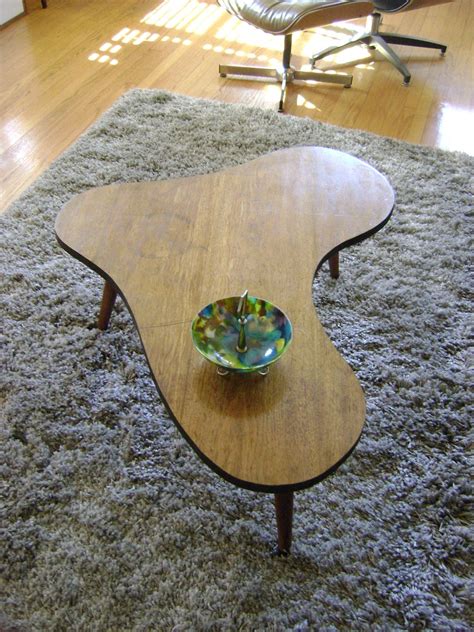 Design jens risom, 1941 clear maple, walnut made in usa by knoll. Amoeba coffee table | Interieur ideeën, Interieur