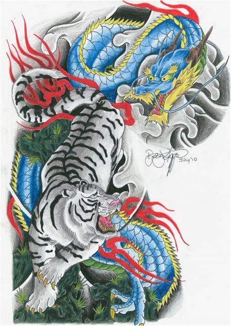 Tiger and Dragon by ryanschipper89 on DeviantArt