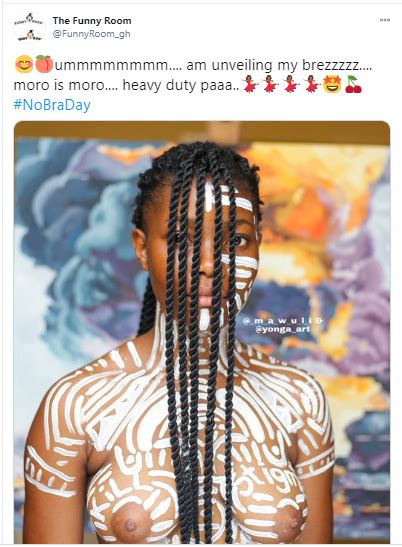 Crazy Images Of How Ladies Celebrated ‘no Bra Day 2020 Goes Viral 18