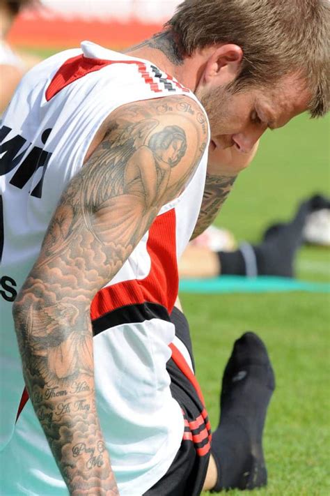 David Beckhams Tattoos And What They Mean 2021 Celebrity Ink Guide