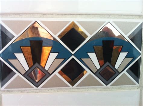 These Art Deco Border Tiles Are Ideal For Establishing The Theme