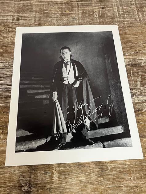 Bela Lugosi Dracula Signed By Lugosi Jr Etsy