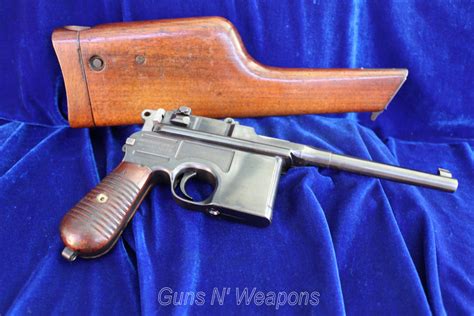 Mauser C96 763mm Commercial 1930 Model With Shoulder Stock All Guns