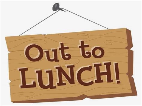 Although automatic lunch deductions are a convenient way to track breaks, it's not always the best idea. wooden-out-to-lunch-clipart - The Anonymous Production ...
