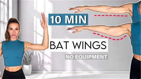 MIN BAT WINGS WORKOUT Get Rid Flabby Triceps Beginner No Equipment No Rep Katja