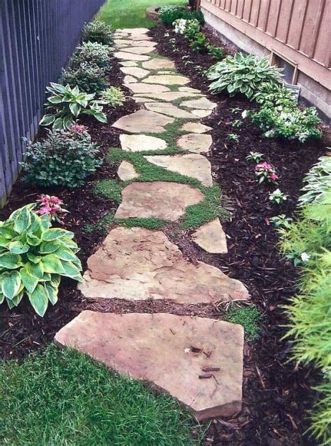 32 Natural And Creative Stone Garden Path Ideas Gardenoholic