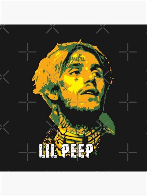 Lil Peep Portrait Drawing Art Original Design Poster By Nmrkdesigns