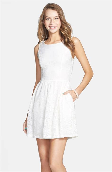 Mimi Chica Lace Skater Dress Juniors Nordstrom