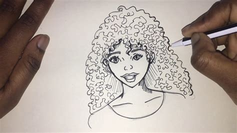 How To Draw Curly Hair Anime
