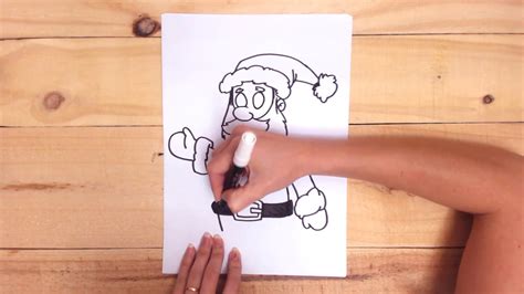 como desenhar papai noel fácil how to draw santa claus youtube