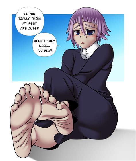 Rule Androgynous Blush Clothed Clothing Crona Soul Eater Cute Face Cute Feet Dark Blue