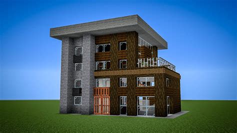 Small Modern House Minecraft Project