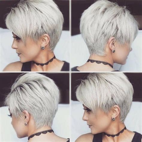Chic Short Hairstyles For Thick Hair Women Short Haircut 2018