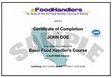 Food Handlers License Wa Pictures