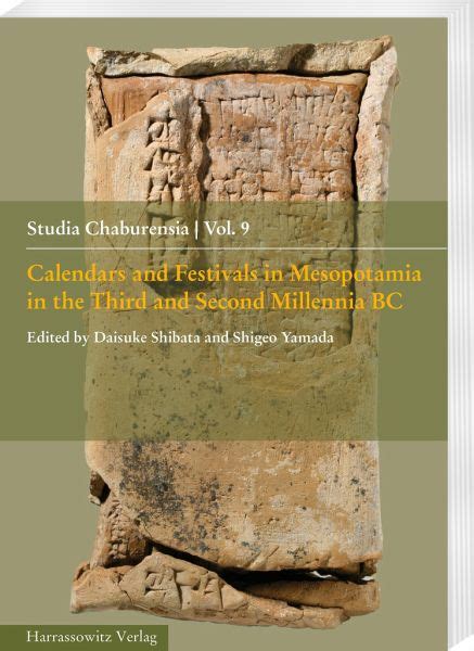 Calendars And Festivals In Mesopotamia In The Third And Second