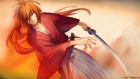 Kenshin Himura Katana Manslayer Rurouni Kenshin 4k Wallpaper Download