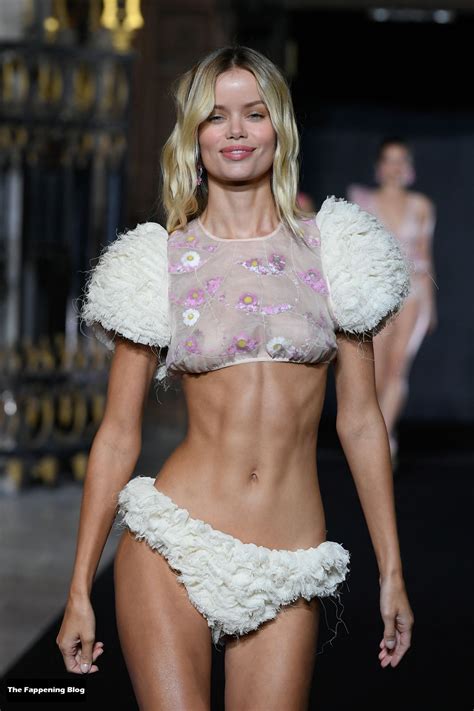 Frida Aasen Displays Her Nude Tits At The Etam Live Show In Paris Photos Thefappening