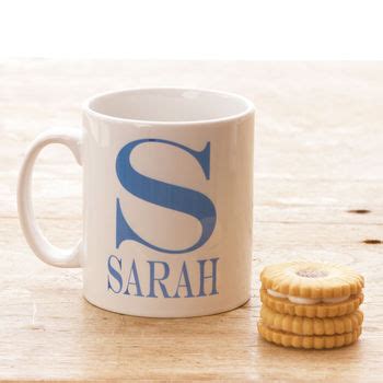 Personalised Colour Initial Mug By Snapdragon Notonthehighstreet
