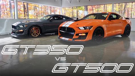 Shelby Gt500 Vs Gt350r Which Is The Ultimate Mustang Youtube