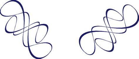 Two Navy Blue Squiggles Clip Art At Vector Clip Art Online