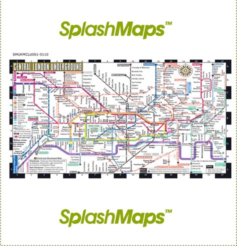 London Underground Michelin Streetwise Map Toob