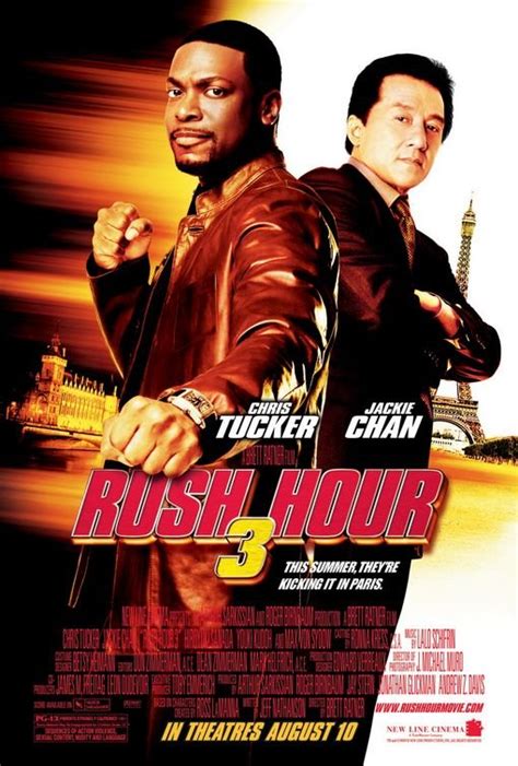 Almost three years after their last adventure in rush hour 2 (2001), carter is now working as a los angeles traffic officer, while his friend and ace hong kong police inspector, lee, escorts the chinese ambassador, han, to the world criminal court. Rush Hour 3 (2007) - IMDb