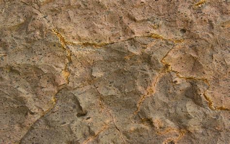 Download Wallpapers Brown Stone Texture 4k Cracked Stone Brown