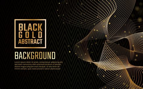 Black Gold Swirl Elegant Background 695359 Vector Art At Vecteezy