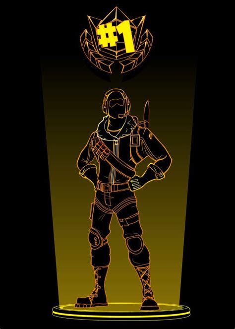 Pin Em Fortnite Character Silhouettes Displate Posters