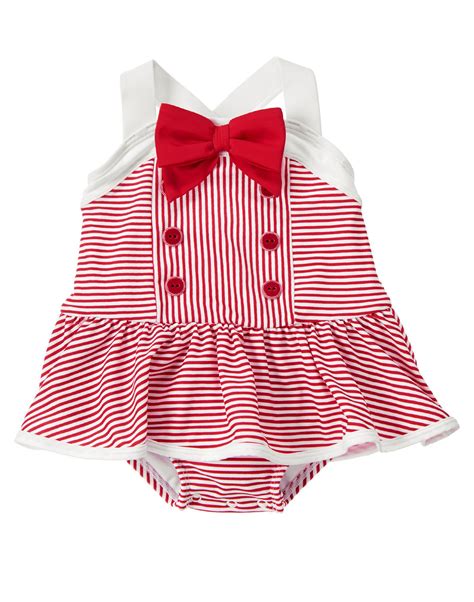 Sailor Striped Vintage Swimsuit Vestidos Bonitos Para Niña Ropa Para