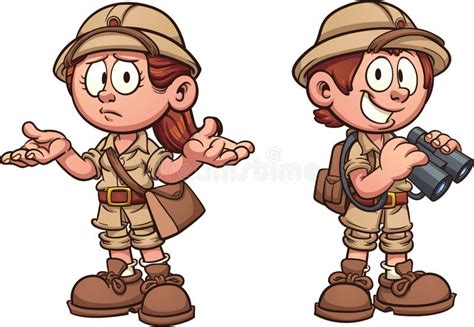 Explorer Kids Stock Vector Illustration Of Character 71048168