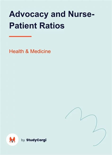 Advocacy And Nurse Patient Ratios Free Essay Example