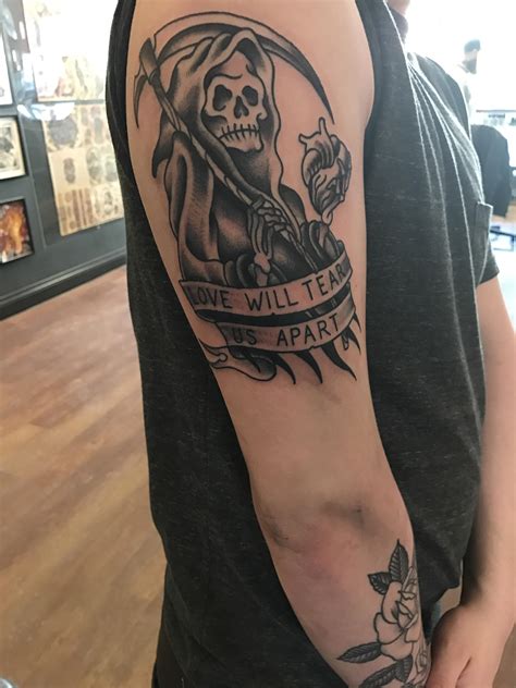 Aug 15, 2018 · 4. Joy Division Reaper by Max Baird @ The White Lotus Tattoo ...