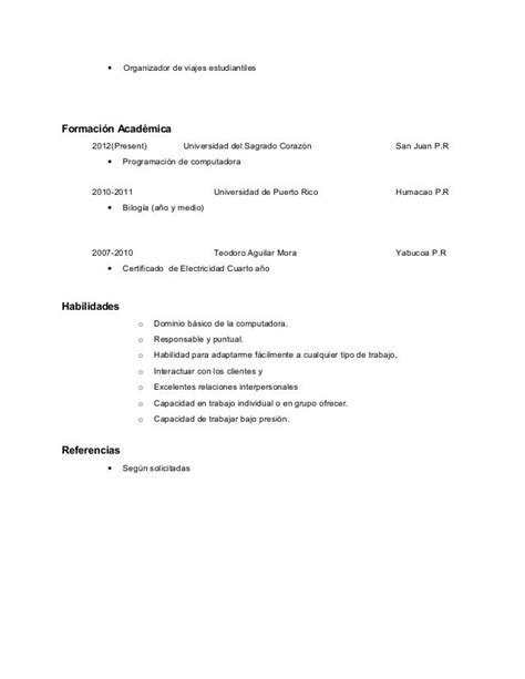 Ejemplos De Resumen En Español Resume Services Professional Resume