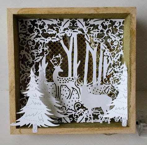 23 Best Cricut images | Christmas shadow boxes, Shadow box, Paper crafts