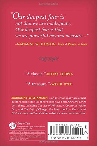 For more information on marianne's books, visit here… listen to the latest episode. Marianne Williamson A Return To Love Poem