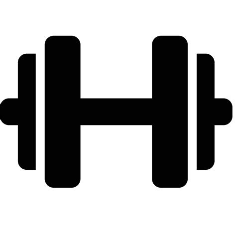 Dumbbell Icon Vector 232022 Free Icons Library