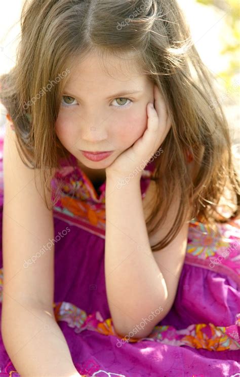 Portrait Of Beautiful Teen Girl Outdoors Stock Photo By ©lunamarina 5499970