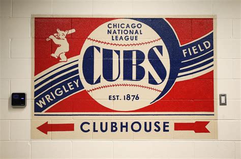 Cubs Clubhouse At Wrigley Field Los Angeles Times