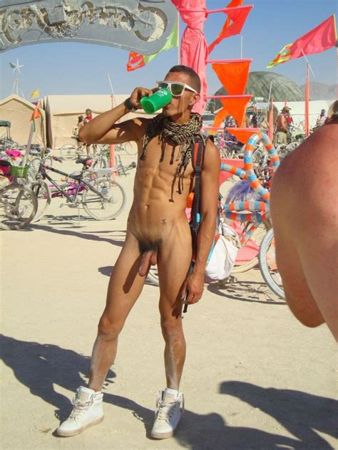 Naked At Burning Man Cumception