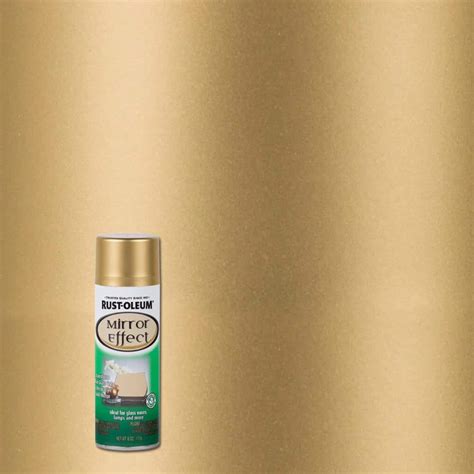 Rust Oleum Specialty 6 Oz Gold Mirror Finish Spray Paint 286477 The