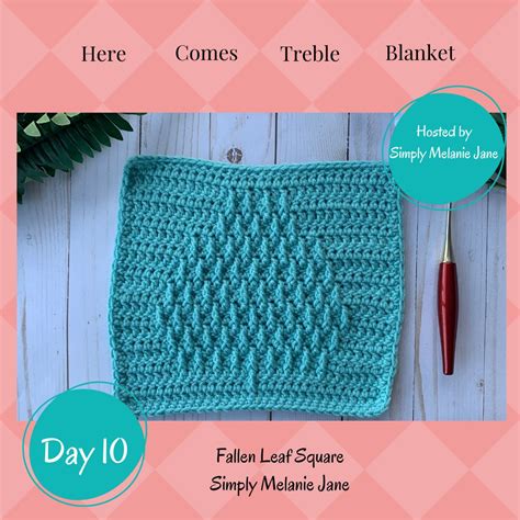 Here Comes Treble Crochet Blanket Free Simply Melanie Jane