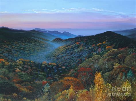 Autumn In The Great Smoky Mountains Painting By Michael Nowak