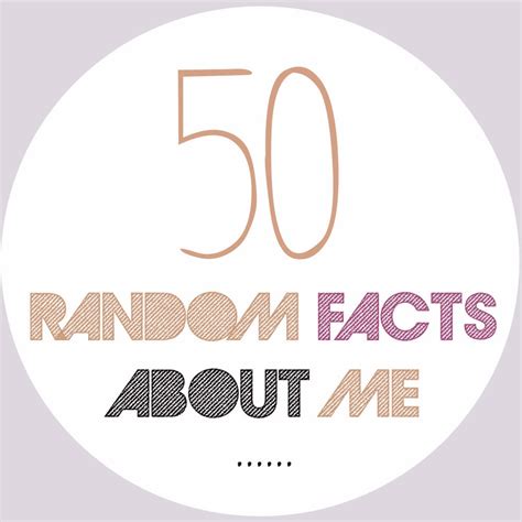 Supernova Kozmetika 50 Random Facts About Me Tag ♥